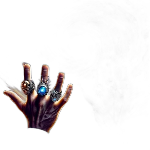 jewelry, mask, weapon, staff, concept art, fantasy art, 3d render, photorealistic transparent PNG cut-out