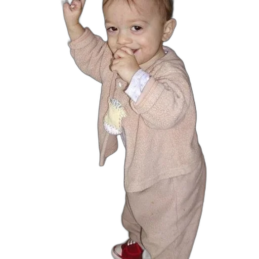 staff, jacket, weapon, dress, photorealistic, 3d render, baby, pink transparent PNG cut-out