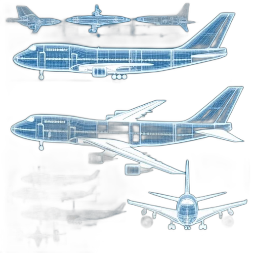 concept art, 3d render, cartoon, photorealistic, blue, detailed, technical, drawing transparent PNG cut-out