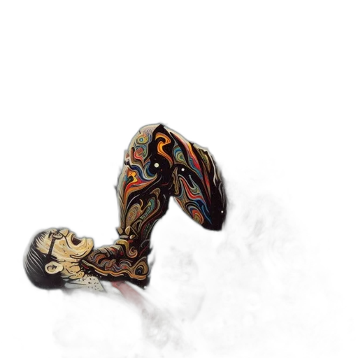 mask, jewelry, shoes, dragon, concept art, fantasy art, photorealistic, 3d render transparent PNG cut-out
