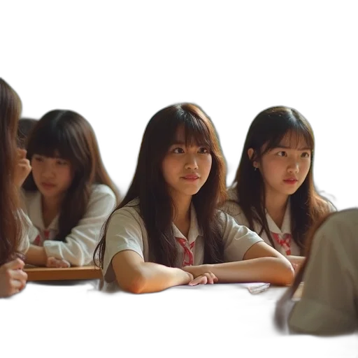 photorealistic, forest, fire, underwater, girls, generation, members, classroom transparent PNG cut-out