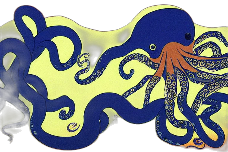 concept art, 3d render, underwater, beautiful transparent PNG cut-out