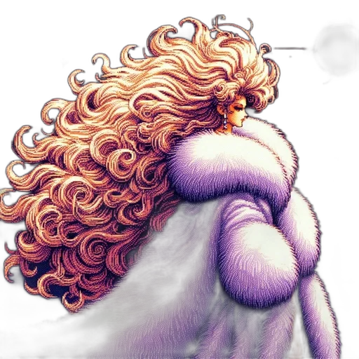 hair, dress, crown, staff, watercolor, concept art, fantasy art, comic book art transparent PNG cut-out