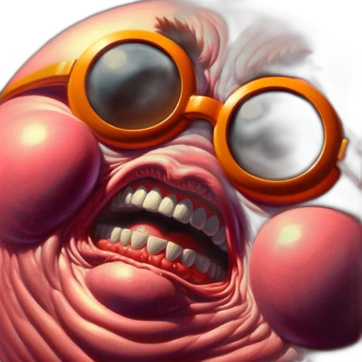 face, creature, mask, animal, 3d render, concept art, photorealistic, comic book art transparent PNG cut-out