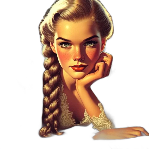 jewelry, crown, face, dress, photorealistic, fantasy art, oil painting, concept art transparent PNG cut-out