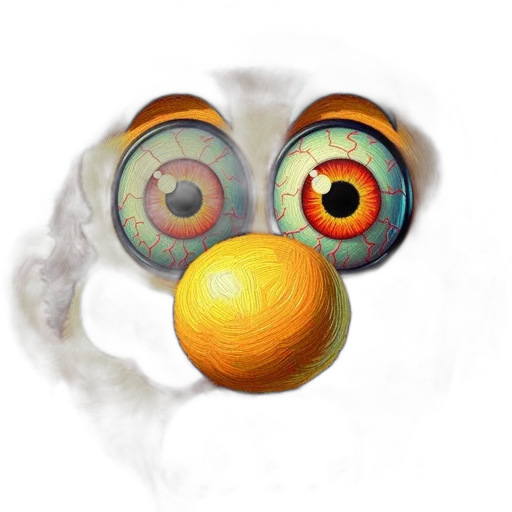 mask, face, creature, animal, 3d render, concept art, photorealistic, watercolor transparent PNG cut-out