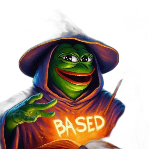 hat, weapon, staff, frog, character, dressed, wizard, mischievous transparent PNG cut-out