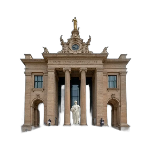 building, staff, crown, dress, 3d render, concept art, photorealistic, pixel art transparent PNG cut-out