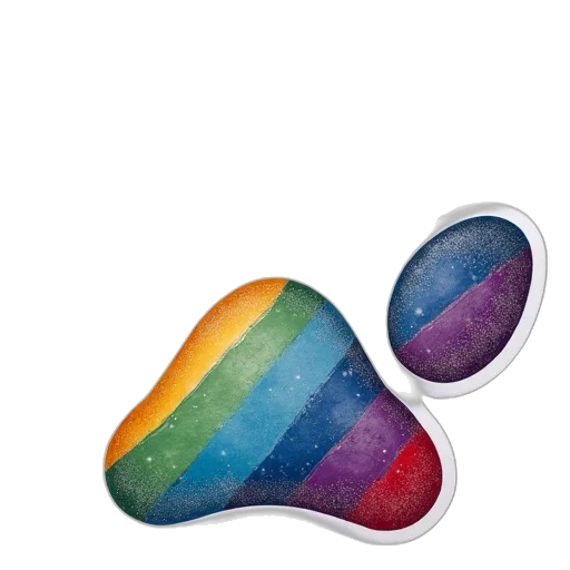 shoes, hat, umbrella, jewelry, watercolor, concept art, colorful, rainbow transparent PNG cut-out