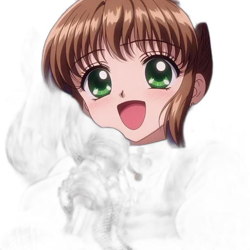 staff, face, creature, anime, cartoon, photorealistic, pixel art, fire transparent PNG cut-out