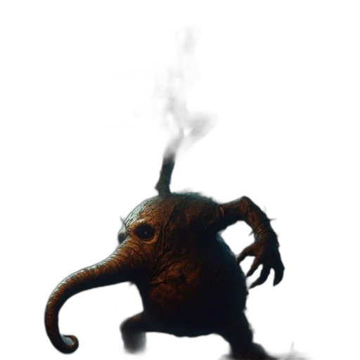 creature, dragon, mask, animal, concept art, 3d render, fantasy art, photorealistic transparent PNG cut-out