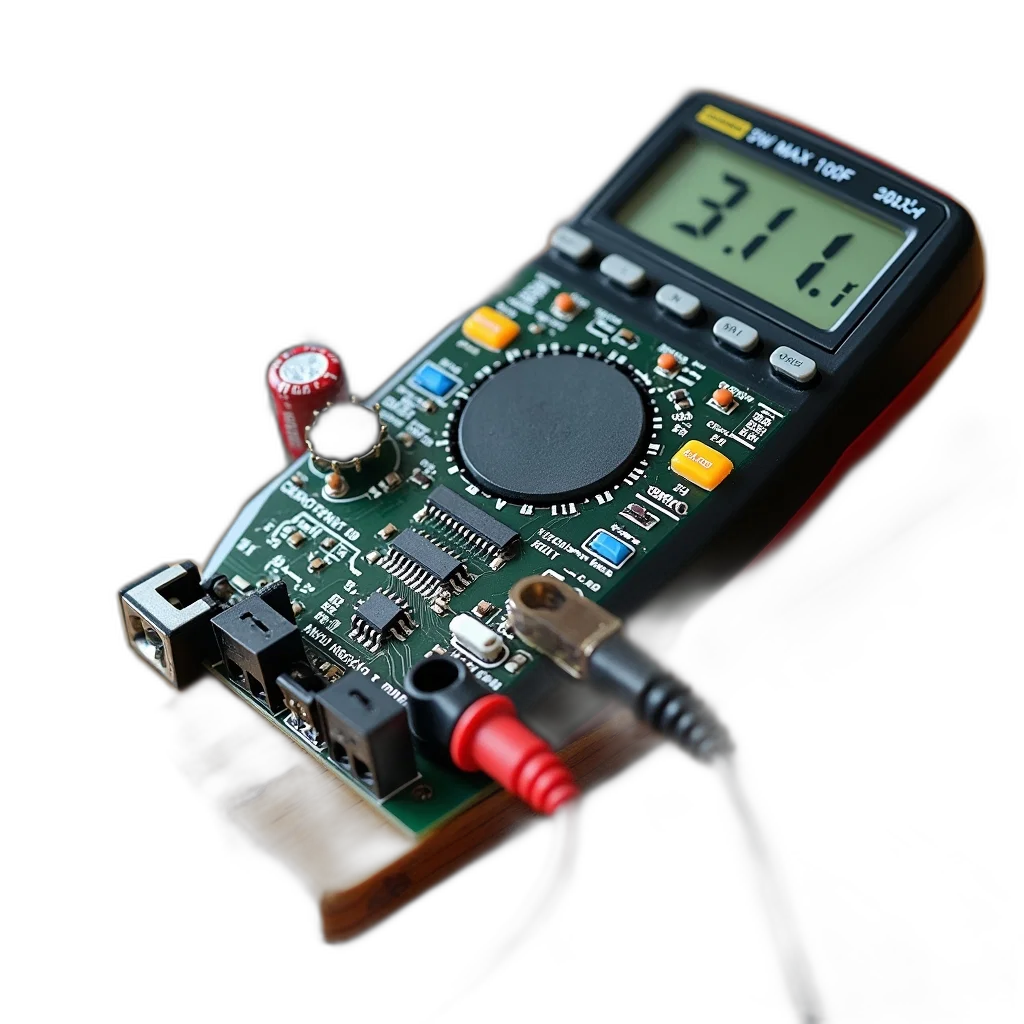 robot, staff, 3d render, cyberpunk, circuit, board, various, electronic transparent PNG cut-out