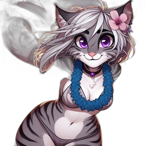 staff, animal, creature, mask, anime, fantasy art, concept art, pixel art transparent PNG cut-out