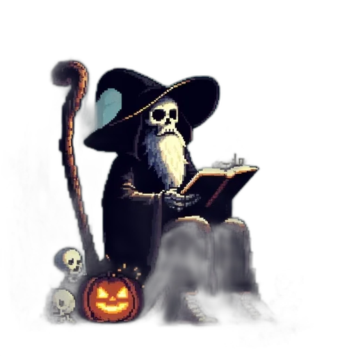 staff, fantasy art, pixel art, concept art, comic book art, fog, monochrome, dark transparent PNG cut-out