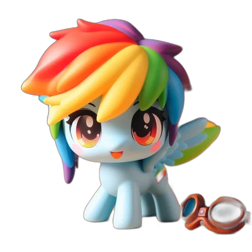 staff, 3d render, concept art, animated, pegasus, figure, sporting, vivid transparent PNG cut-out