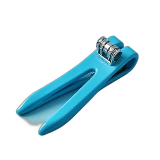 umbrella, weapon, staff, jewelry, 3d render, blue, nail, clipper transparent PNG cut-out
