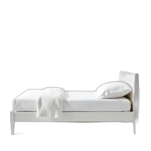 furniture, animal, 3d render, photorealistic, monochrome, minimalist, white, twin transparent PNG cut-out