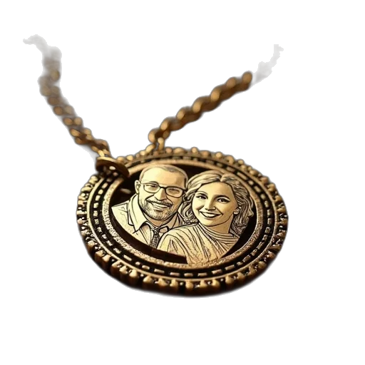jewelry, engraved, couple, photo transparent PNG cut-out