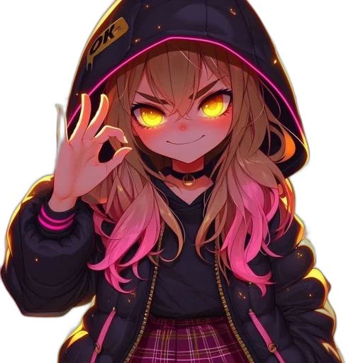 jacket, face, mask, hat, anime, pixel art, cyberpunk, concept art transparent PNG cut-out