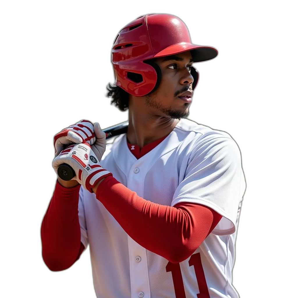 professional, baseball, player, standing, batter, box, holding, bat transparent PNG cut-out