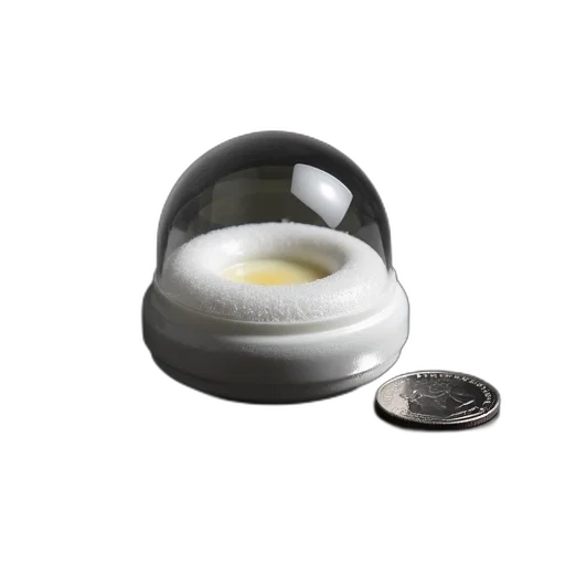 furniture, jewelry, mask, food, 3d render, small, white, round transparent PNG cut-out