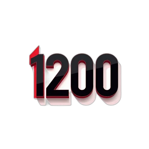3d render, photorealistic, concept art, stylized, graphic, design, featuring, number transparent PNG cut-out