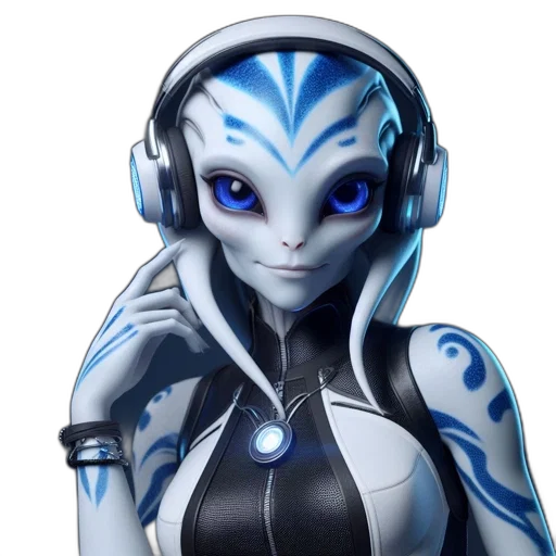 robot, mask, face, concept art, fantasy art, 3d render, cyberpunk, blue transparent PNG cut-out