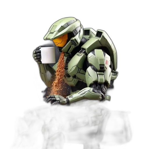 robot, mask, creature, animal, concept art, 3d render, pixel art, fantasy art transparent PNG cut-out