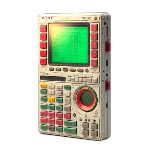 robot, weapon, vaporwave, 3d render, cyberpunk, vintage, electronic, device transparent PNG cut-out