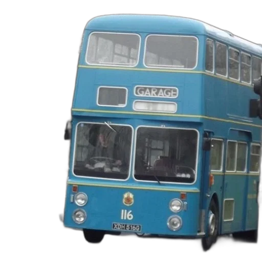 car, 3d render, photorealistic, blue, double, decker, bus, word transparent PNG cut-out