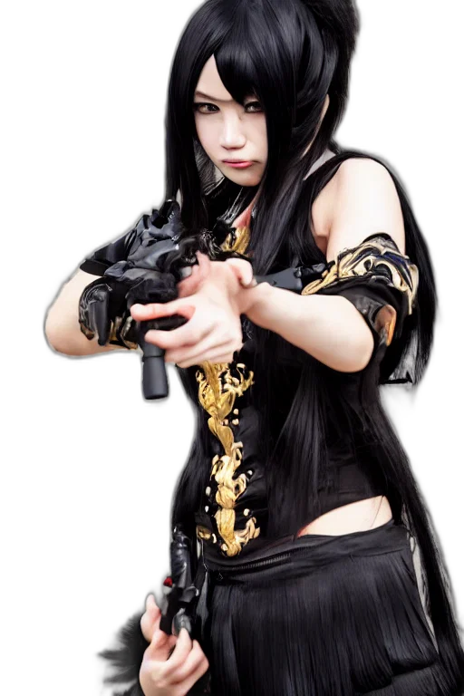 weapon, staff, photorealistic, cyberpunk transparent PNG cut-out