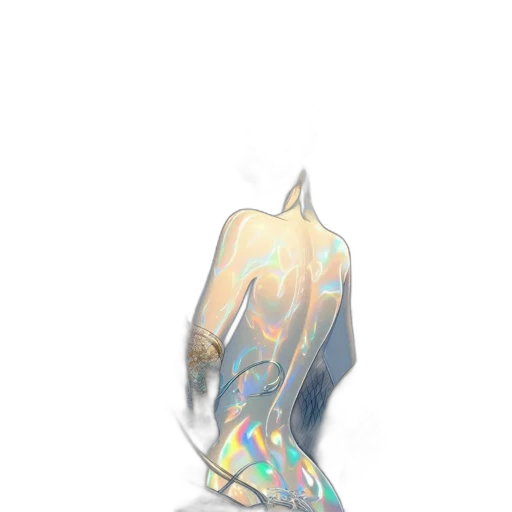bottle, crown, jewelry, dress, 3d render, concept art, vaporwave, pixel art transparent PNG cut-out