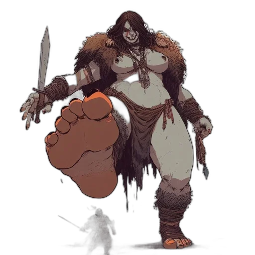staff, weapon, concept art, fantasy art, comic book art, pixel art, earth tones, dark transparent PNG cut-out