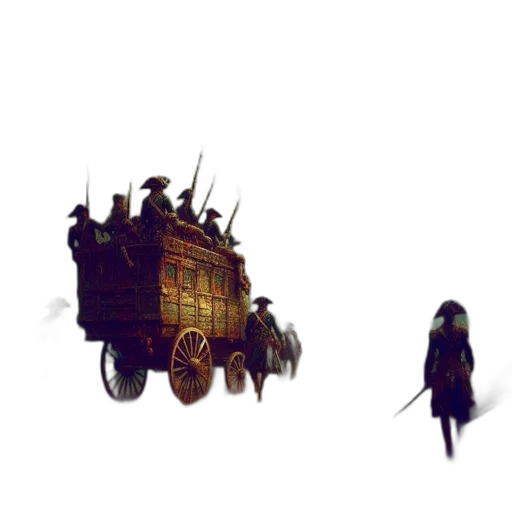 robot, car, weapon, creature, concept art, fantasy art, pixel art, 3d render transparent PNG cut-out