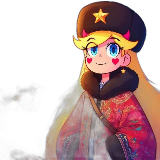 crown, staff, dress, hat, concept art, anime, watercolor, fantasy art transparent PNG cut-out