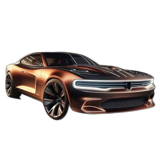 car, concept art, 3d render, photorealistic, metallic, futuristic, positioned, modern transparent PNG cut-out