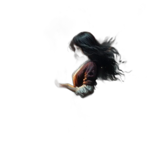 hair, dragon, creature, staff, concept art, fantasy art, pixel art, photorealistic transparent PNG cut-out