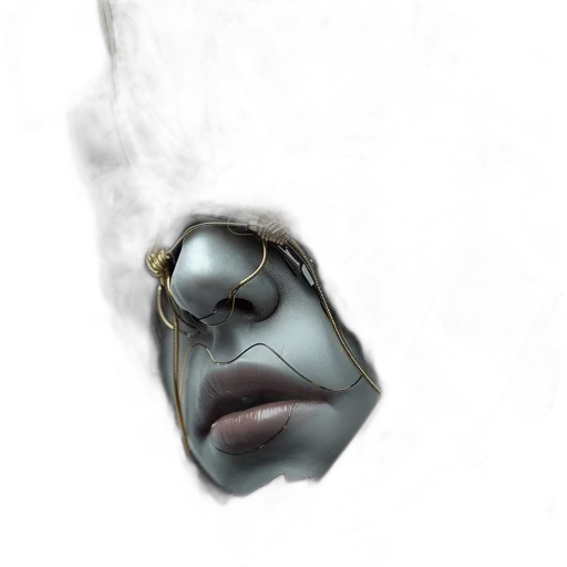 mask, face, dragon, creature, photorealistic, concept art, 3d render, fantasy art transparent PNG cut-out