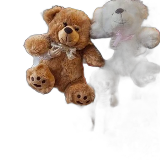 staff, 3d render, photorealistic, snow, fog, collection, teddy, bears transparent PNG cut-out