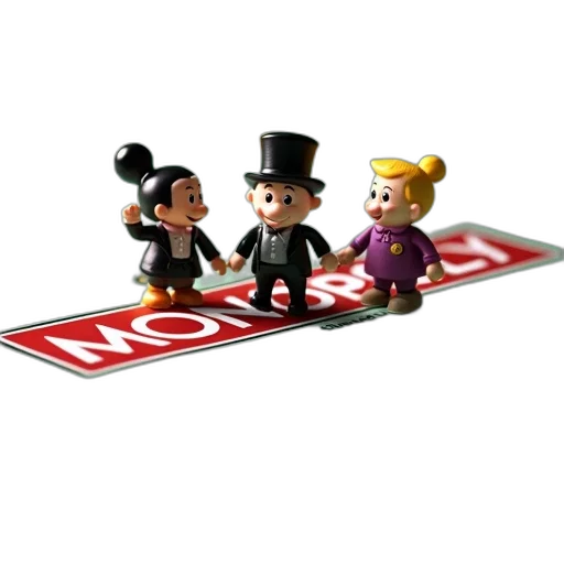 staff, 3d render, cartoon, concept art, second, image, close-up, monopoly transparent PNG cut-out