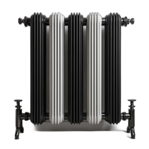 furniture, crown, robot, 3d render, monochrome, silver, heater, five transparent PNG cut-out