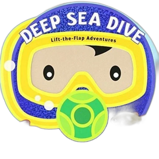underwater, children, book, cover, titled, deep, sea, dive transparent PNG cut-out