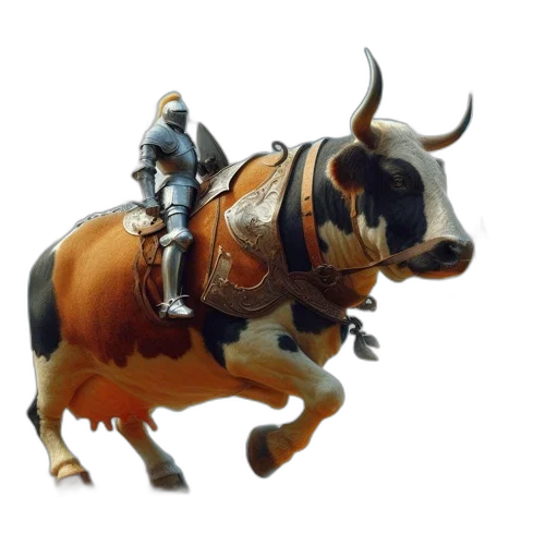 animal, weapon, robot, concept art, 3d render, photorealistic, fantasy art, knight transparent PNG cut-out