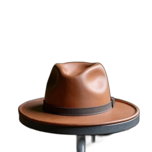 hat, crown, furniture, jacket, 3d render, photorealistic, concept art, brown transparent PNG cut-out