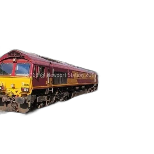 photorealistic, 3d render, red, train, tracks, newport, station transparent PNG cut-out