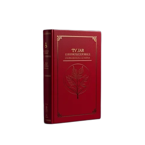 one-year, chronological, bible, red, cover, purple, background, features transparent PNG cut-out