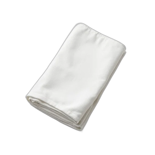 jacket, food, 3d render, white, cloth, neatly, folded, background transparent PNG cut-out