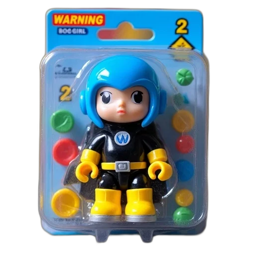 robot, 3d render, concept art, toy, figure, character, blue, helmet transparent PNG cut-out