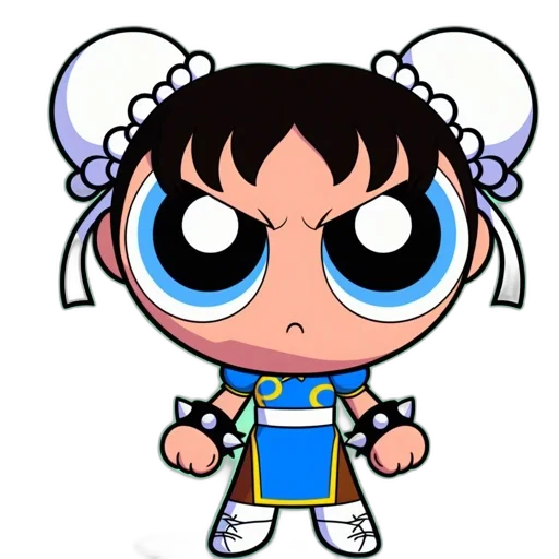 cartoon, anime, concept art, pixel art, character, blue, eyes, brown transparent PNG cut-out