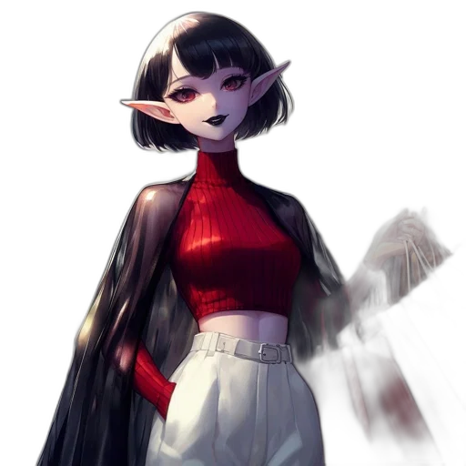 staff, mask, dress, face, concept art, fantasy art, comic book art, watercolor transparent PNG cut-out